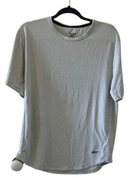 Reebok Men’s Light Gray Crew Neck Short Sleeve Tee